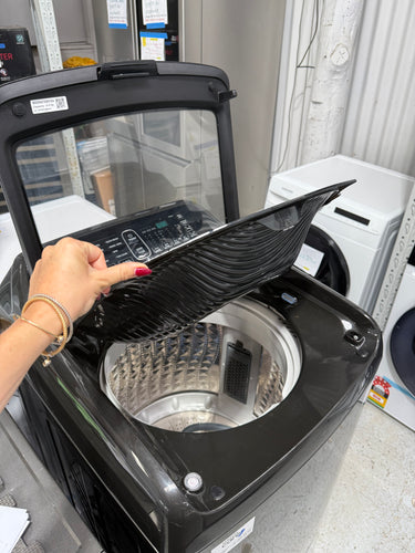 Second hand Samsung 8.5Kg Activ DualWash Top Load Washing Machine Model: WA85N6750BV - Second Hand Appliances Geebung
